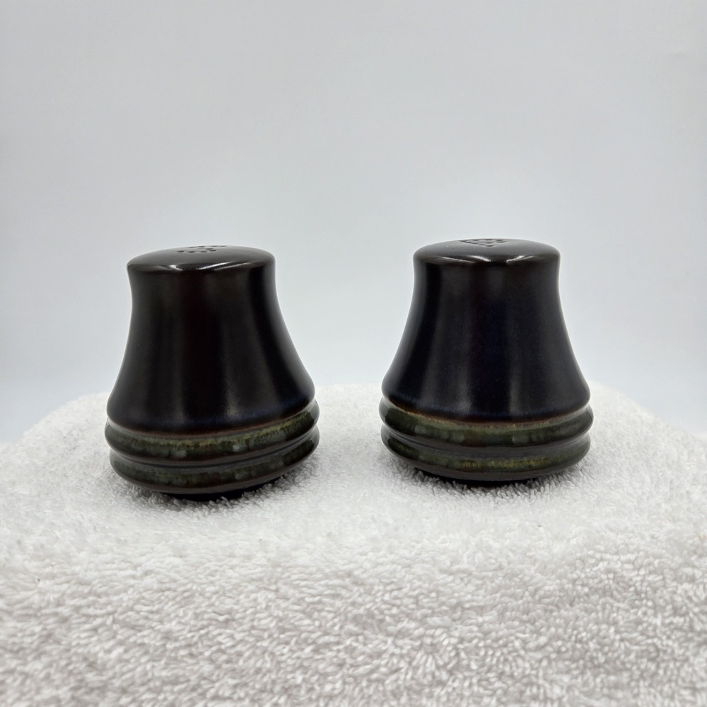 Vtg Denby Bokhara Glazed Salt And Pepper Shakers ***NO STOPPERS*** England